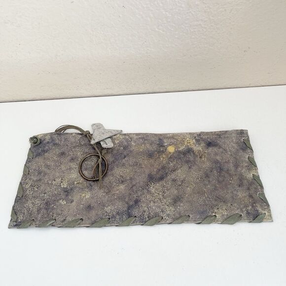 Susan Riedweg Handbags - Rare Susan Riedweg Leather clutch Bag Made in USA Southwest
